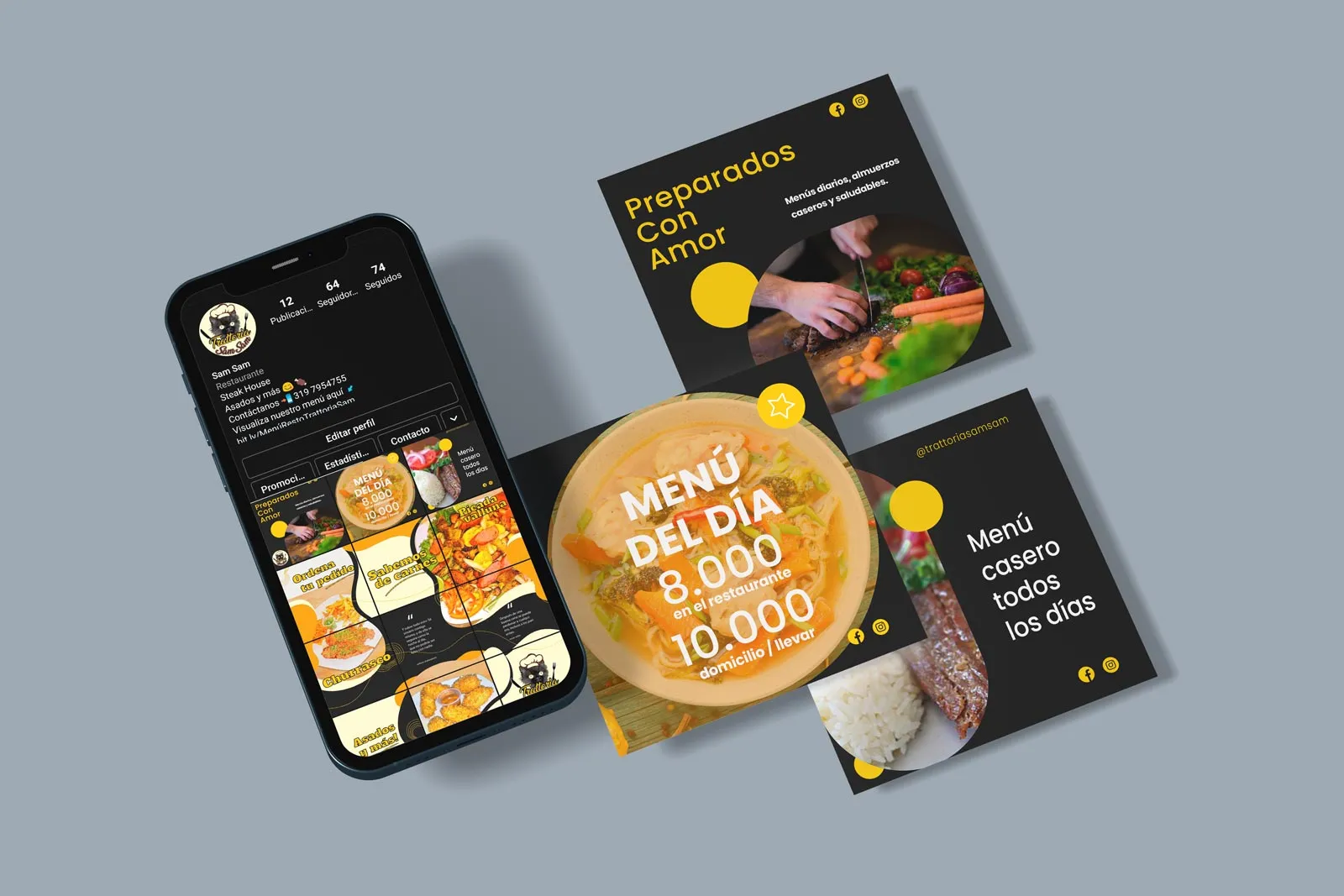 PublicaciÃ³n de Instagram SamSam Restaurante