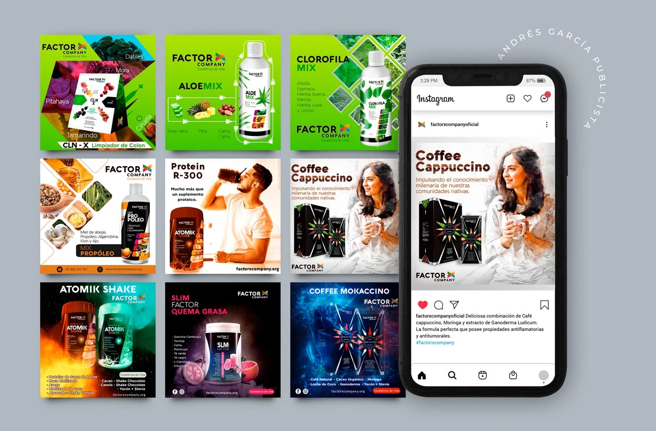 Perfil de Instagram â€” Factor X Company